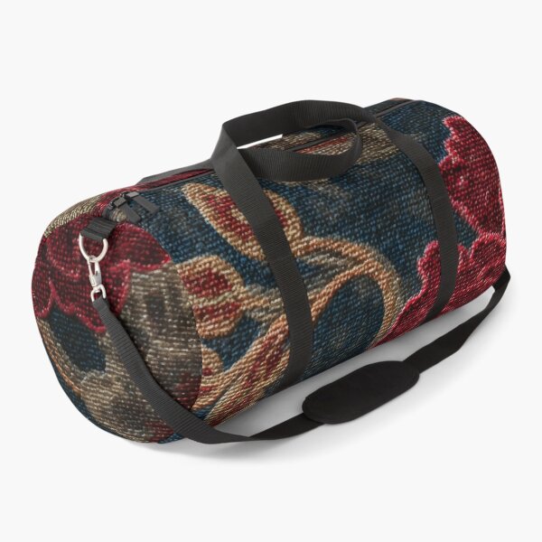 Item preview, Chinese Silk Floral Rug Red Peony Ornament designed and sold by GrinGalore.