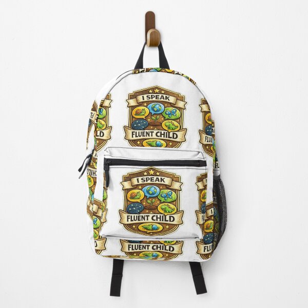 Item preview, I Speak Fluent Child Badge designed and sold by MforMontessori.