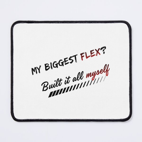 Item preview, Biggest Flex_White designed and sold by Revvork Designs.