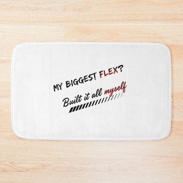 Item preview, Biggest Flex_White designed and sold by Revvork Designs.
