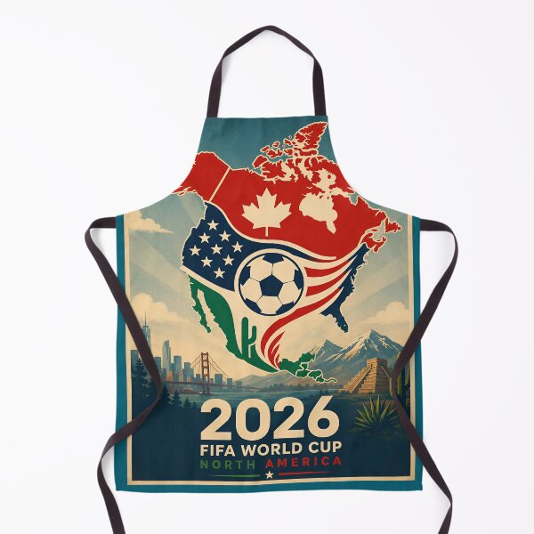 Item preview, North America 2026 Soccer Championship Old Style Poster designed and sold by Abeshinobi.