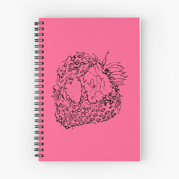 Item preview, Snack de caracol con fresa - (#FC5A8D) designed and sold by The Stippler Process.
