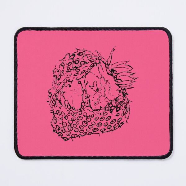 Item preview, Strawberry Snail Snack - (#FC5A8D) designed and sold by The Stippler Process.