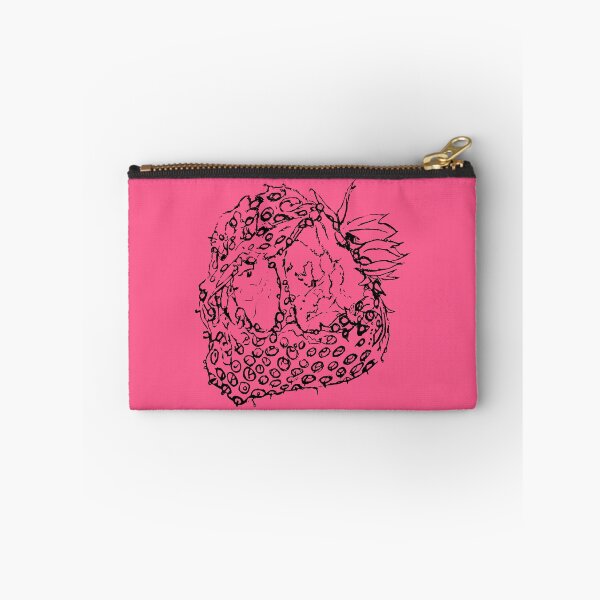 Item preview, Strawberry Snail Snack - (#FC5A8D) designed and sold by The Stippler Process.