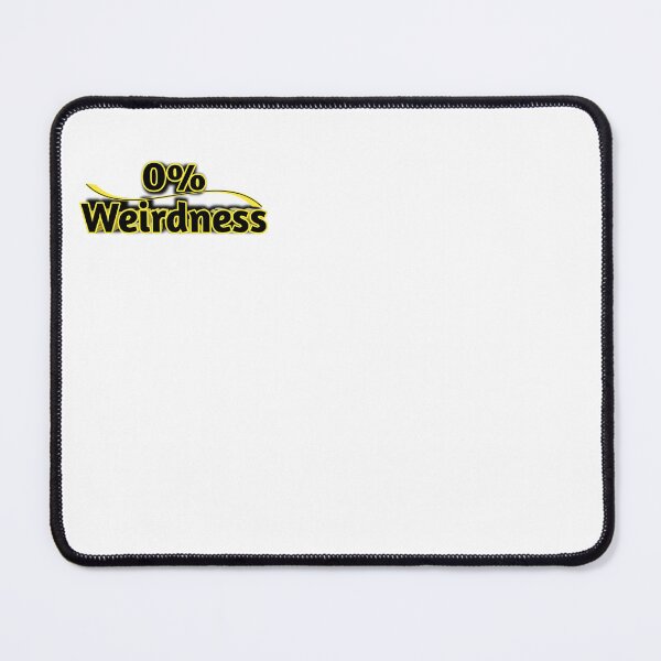 Item preview, : 0% Weirdness Funny Minimalist Design designed and sold by BigBangStudio.