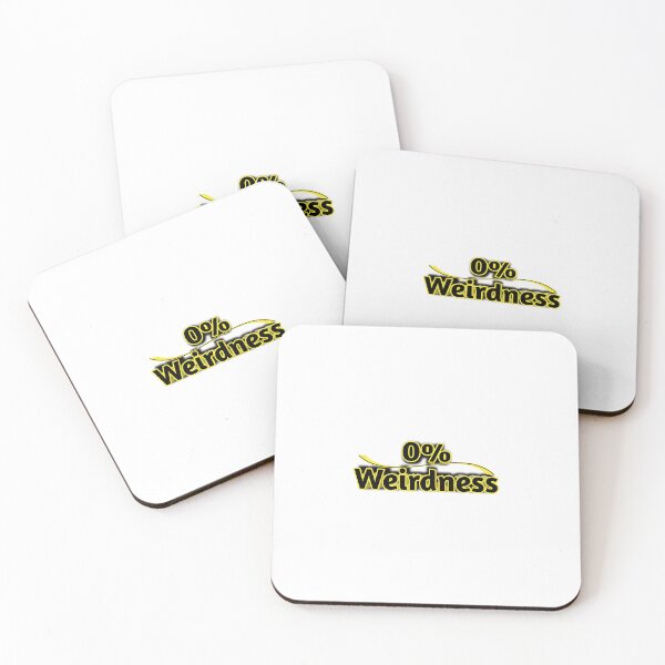 Item preview, : 0% Weirdness Funny Minimalist Design designed and sold by BigBangStudio.