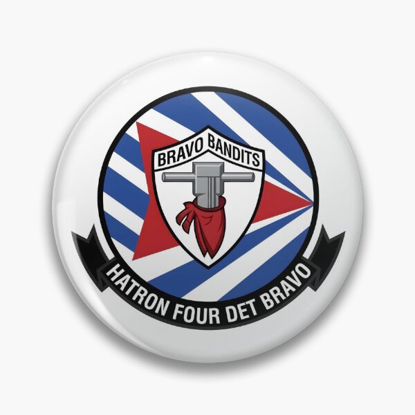 Item preview, US Navy Heavy Attack Squadron Four Detachment Bravo (VAH-4 Det Bravo) "Bravo Bandits" Insignia designed and sold by CharlieDesings.