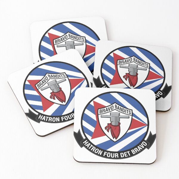 Item preview, US Navy Heavy Attack Squadron Four Detachment Bravo (VAH-4 Det Bravo) "Bravo Bandits" Insignia designed and sold by CharlieDesings.