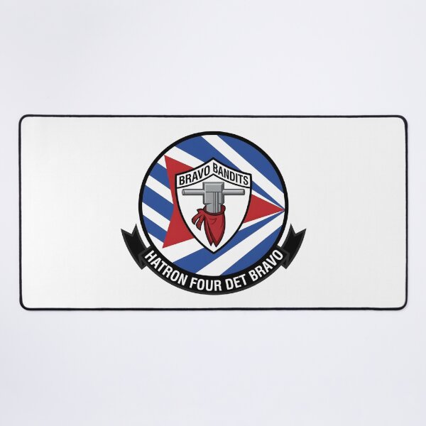 Item preview, US Navy Heavy Attack Squadron Four Detachment Bravo (VAH-4 Det Bravo) "Bravo Bandits" Insignia designed and sold by CharlieDesings.