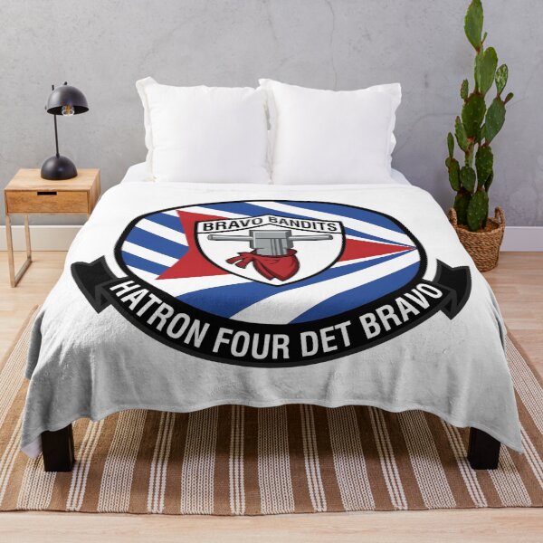 Item preview, US Navy Heavy Attack Squadron Four Detachment Bravo (VAH-4 Det Bravo) "Bravo Bandits" Insignia designed and sold by CharlieDesings.