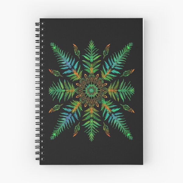 Item preview,  Fern Kaleidoscope - Intricate Art Nouveau Botanical Design designed and sold by RetroWaveArtCo.