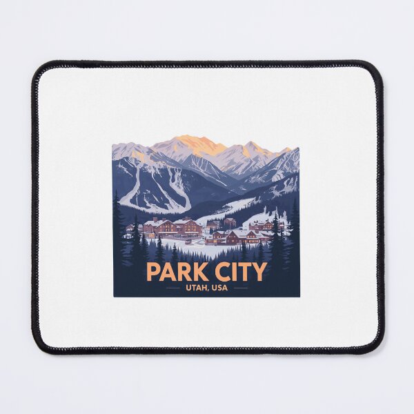 Item preview, Park City Utah USA Skiing Mountain Travel Souvenir designed and sold by Simsimah26Parks.
