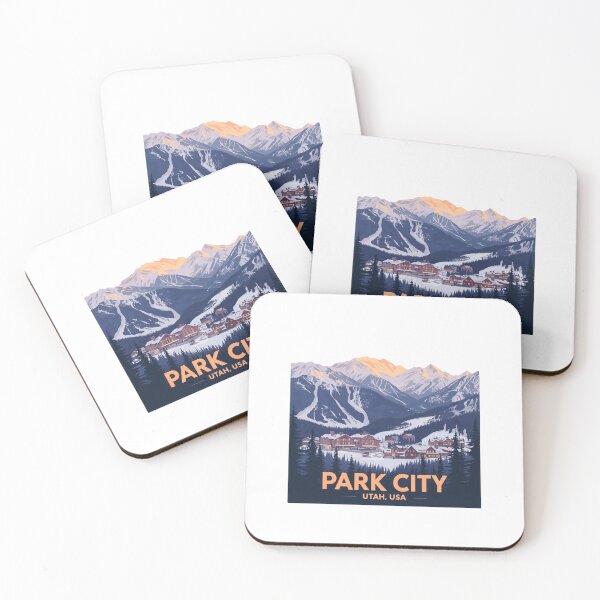 Item preview, Park City Utah USA Skiing Mountain Travel Souvenir designed and sold by Simsimah26Parks.