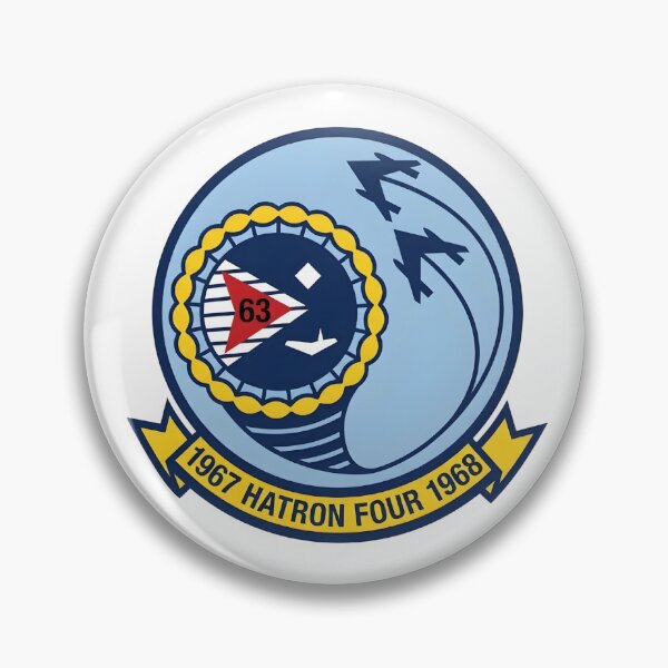 Item preview, US Navy Heavy Attack Squadron Four (VAH-4) HATRON FOUR 1967-1968 Cruise Insignia designed and sold by CharlieDesings.