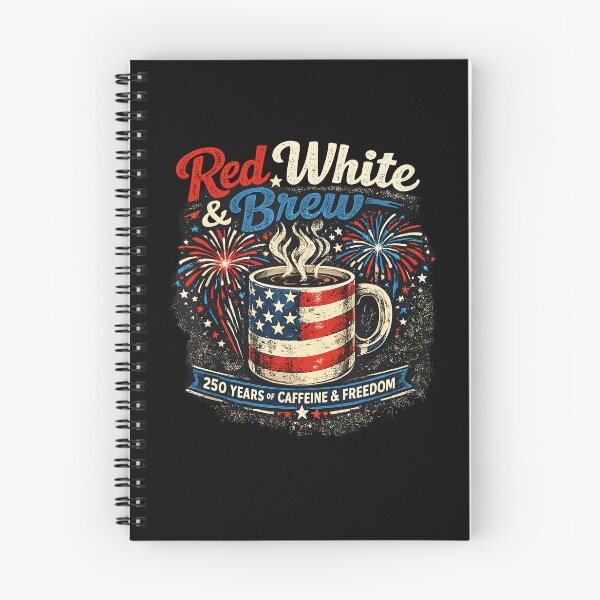 Item preview, Red White And Brew 250 Years Of Caffeine And Freedom Patriotic Coffee Design designed and sold by ostenlee.