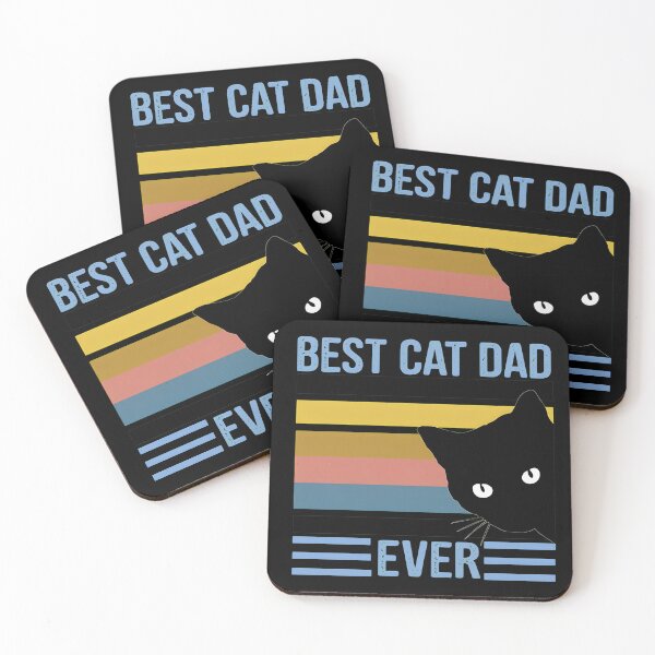 Item preview, BEST CAT DAD EVER Flipping Off Cat designed and sold by SoyLamderma.