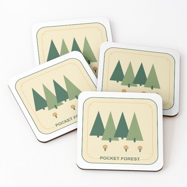 Item preview, Forest Pocket Map designed and sold by EveryMeme.