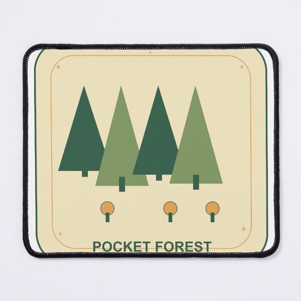 Item preview, Forest Pocket Map designed and sold by EveryMeme.