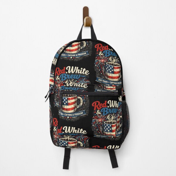 Item preview, Red White And Brew 250 Years Of Caffeine And Freedom Patriotic Coffee Design designed and sold by ostenlee.