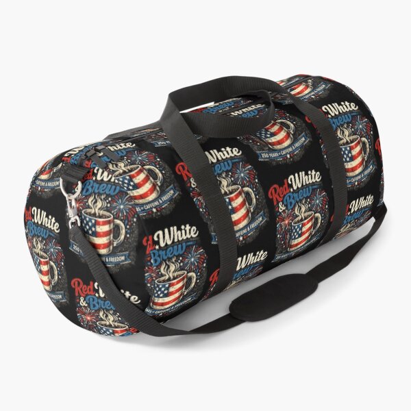 Item preview, Red White And Brew 250 Years Of Caffeine And Freedom Patriotic Coffee Design designed and sold by ostenlee.