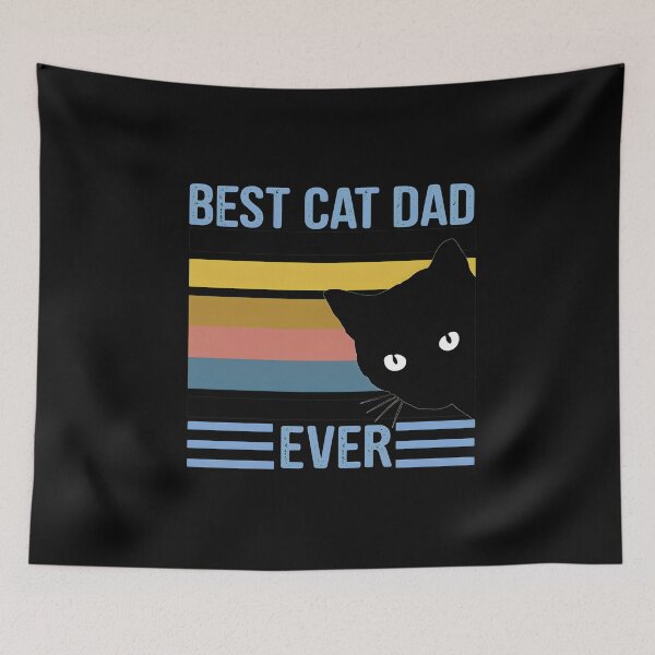 Item preview, BEST CAT DAD EVER Flipping Off Cat designed and sold by SoyLamderma.