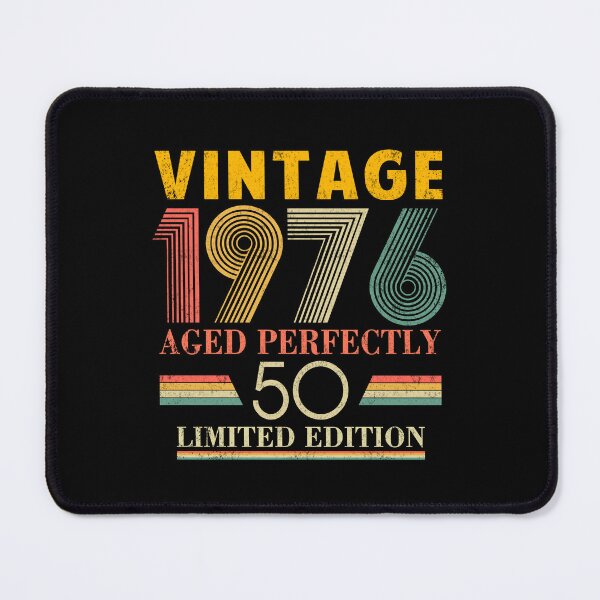 Item preview, Vintage 1976, 50th Birthday Aged Perfectly Retro Birthday Gift  designed and sold by FernaRoje.