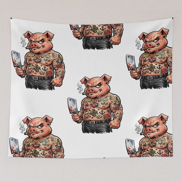 Item preview, mafia pig designed and sold by garcesrick.