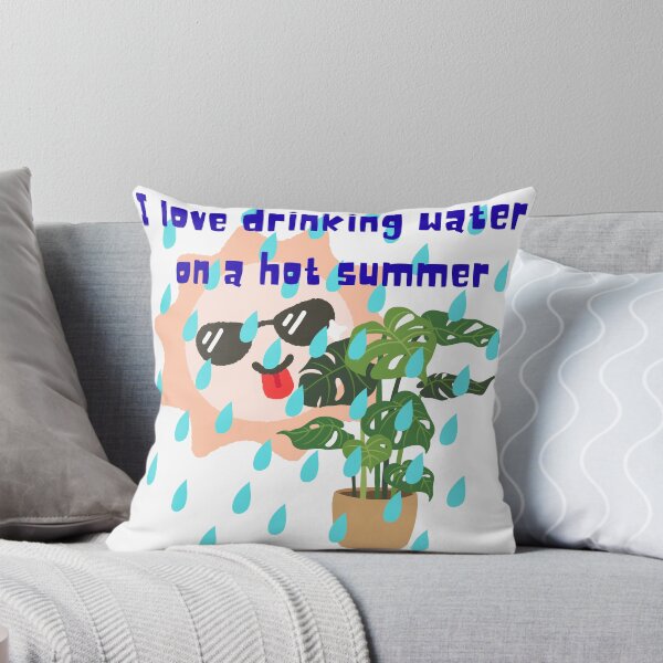 Item preview, I love drinking water on a hot summer designed and sold by PlantSholic.