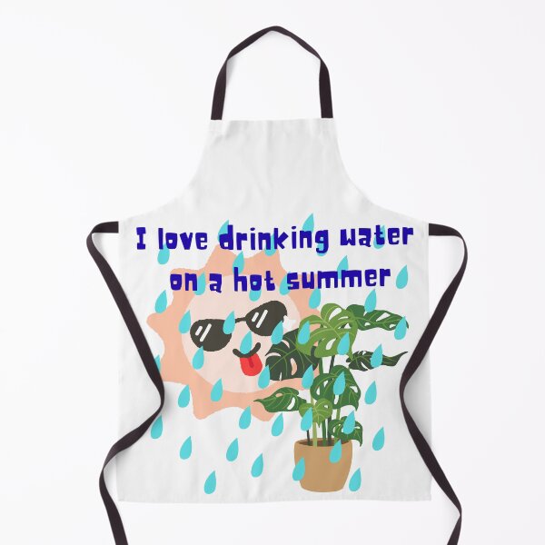 Item preview, I love drinking water on a hot summer designed and sold by PlantSholic.