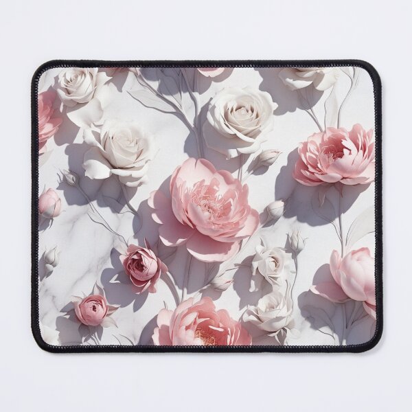 Item preview, Soft Pale Pink Rose Pattern Design designed and sold by IntelliMindDesigns.