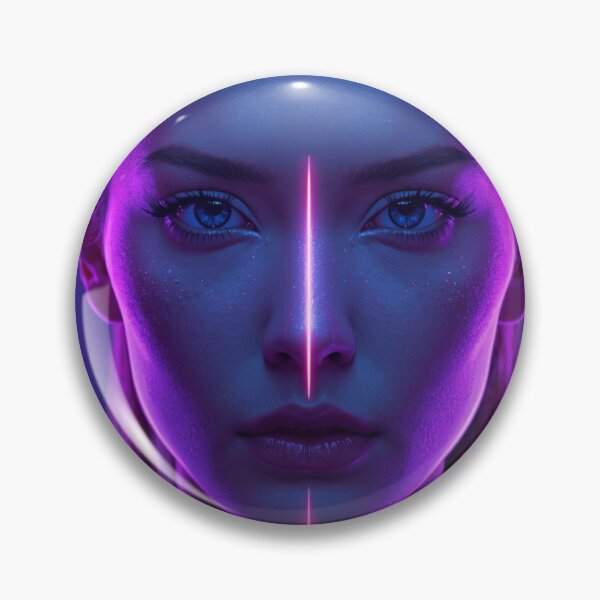 Item preview, Futuristic AI Portrait designed and sold by Glowella26.