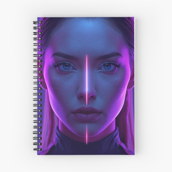 Item preview, Futuristic AI Portrait designed and sold by Glowella26.
