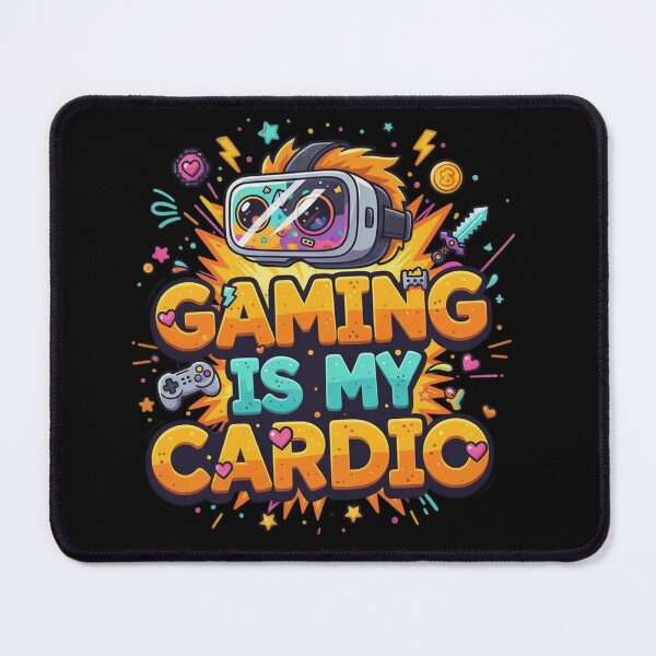 Item preview, Gaming Is My Cardio Funny Gamer Quote Design for VR Players Video Gamers and Gaming Enthusiasts. designed and sold by AGawas.