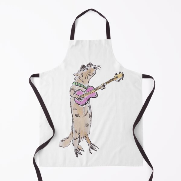 Item preview, Otter playing a guitar designed and sold by Inky Fingers Illustrations.