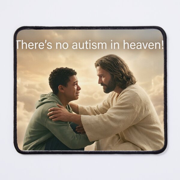Item preview, There’s no autism in heaven! designed and sold by WiseBow.