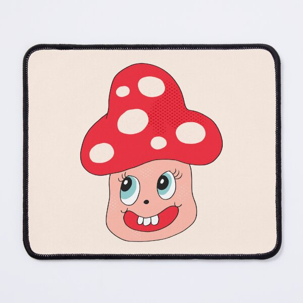 Item preview, Spookers the Funny Toadstool (Creme) designed and sold by yellowflowerhut.