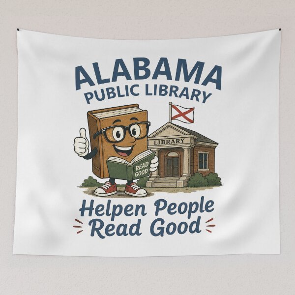 Item preview, Alabama Public Library designed and sold by Pink Hombre.