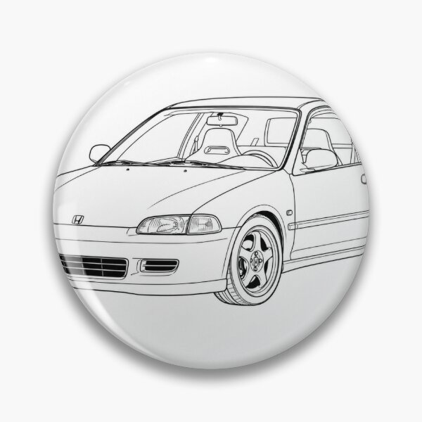 Item preview, EG6 SiR Hatch Line Art designed and sold by TrackHead.