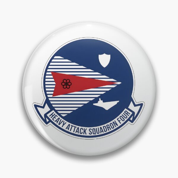 Item preview, US Navy Heavy Attack Squadron Four (VAH-4) Official Insignia designed and sold by CharlieDesings.