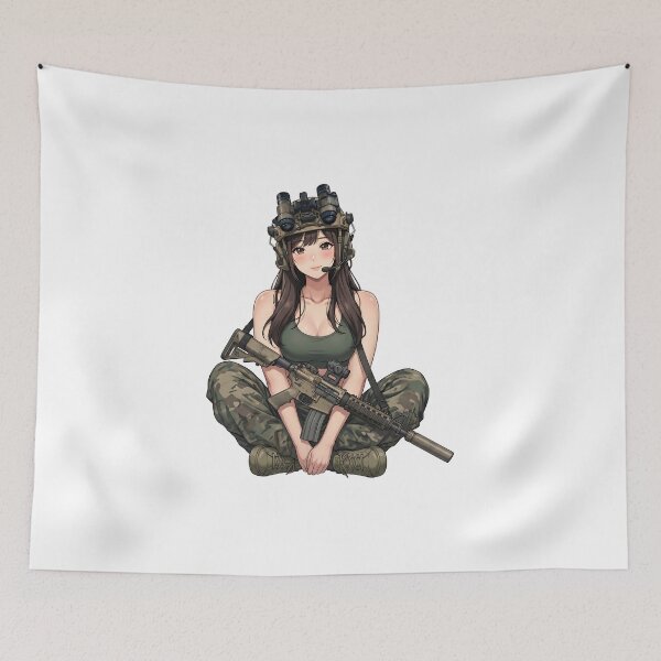 Item preview, Tactical NVG Girl - Night Operations Aesthetic designed and sold by RAWLIFEGRAPHIC.