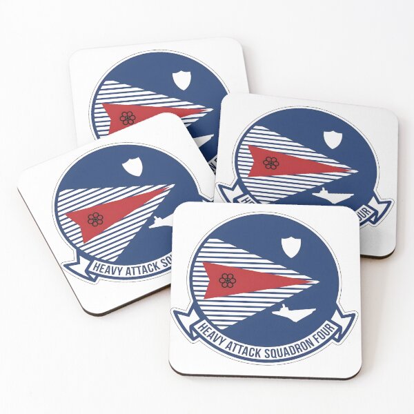 Item preview, US Navy Heavy Attack Squadron Four (VAH-4) Official Insignia designed and sold by CharlieDesings.