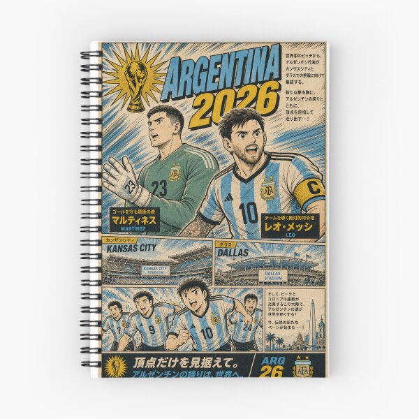 Item preview, Argentina 2026 World Cup Anime Poster  designed and sold by zumerdiego.