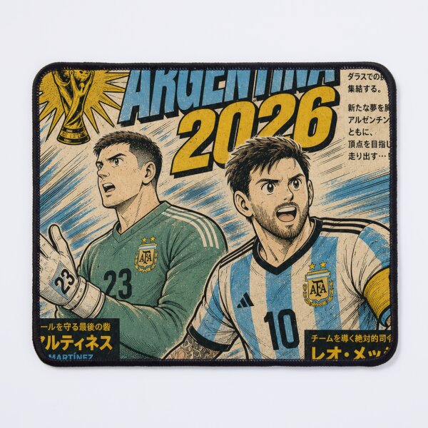 Item preview, Argentina 2026 World Cup Anime Poster designed and sold by zumerdiego.