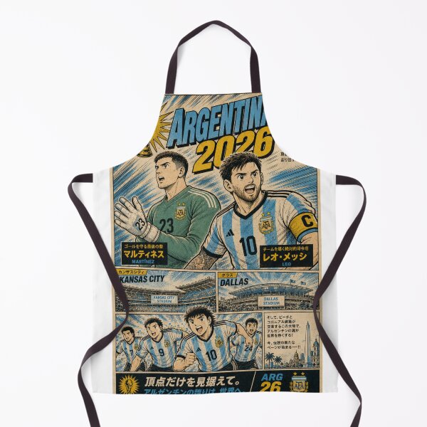 Item preview, Argentina 2026 World Cup Anime Poster designed and sold by zumerdiego.