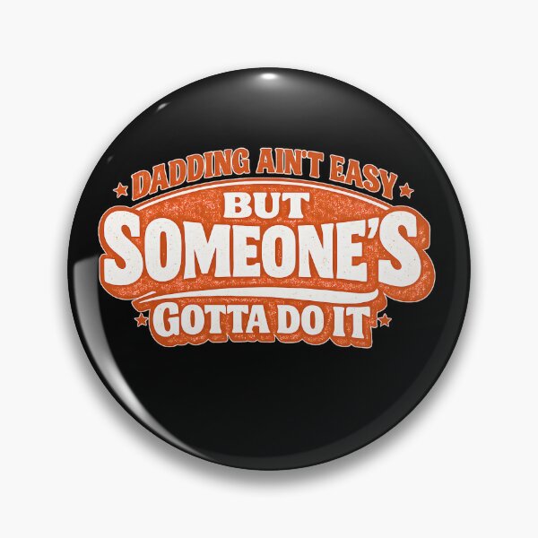 Item preview, Dadding Aint Easy But Someones Gotta Do It Funny Fathers Day T-Shirt Gift designed and sold by VaultVibes.