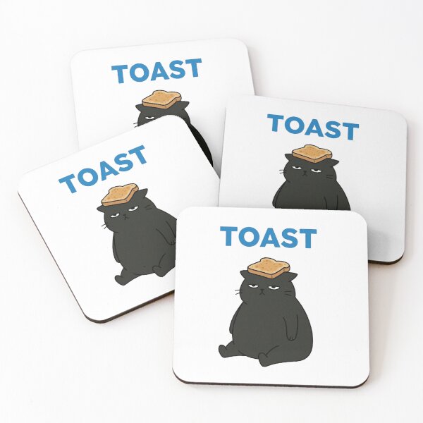 Item preview, Toast Cat Funny Meme designed and sold by Colorful-Garden.