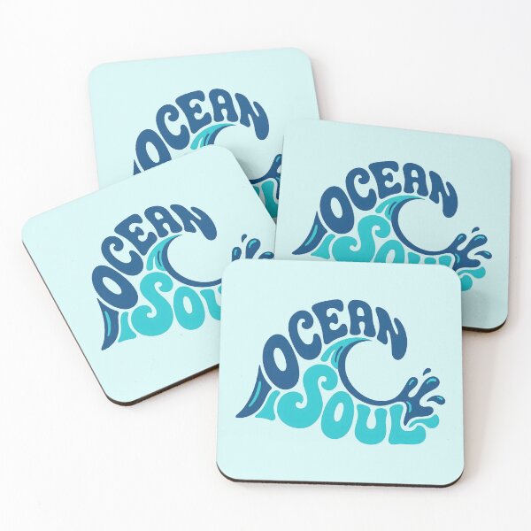 Item preview, Ocean Soul – Groovy Coastal Word Design designed and sold by Sea Gem.