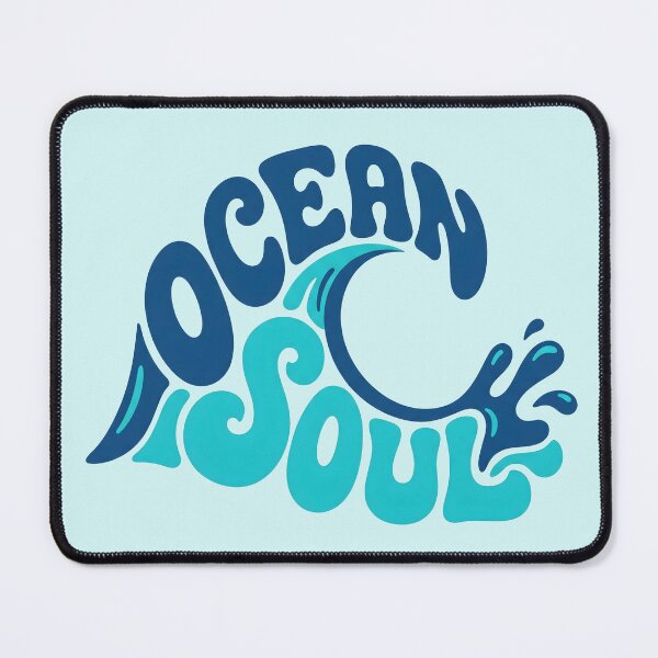 Item preview, Ocean Soul – Groovy Coastal Word Design designed and sold by Sea Gem.