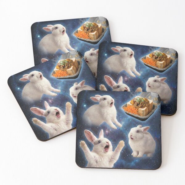 Item preview, Screaming Rabbits Space Bunny Chow Meme designed and sold by d247.