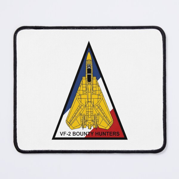 Item preview, US Navy Fighter Squadron 2 (VF-2) "Bounty Hunters" F-14 Tomcat Tri-Color Insignia designed and sold by CharlieDesings.
